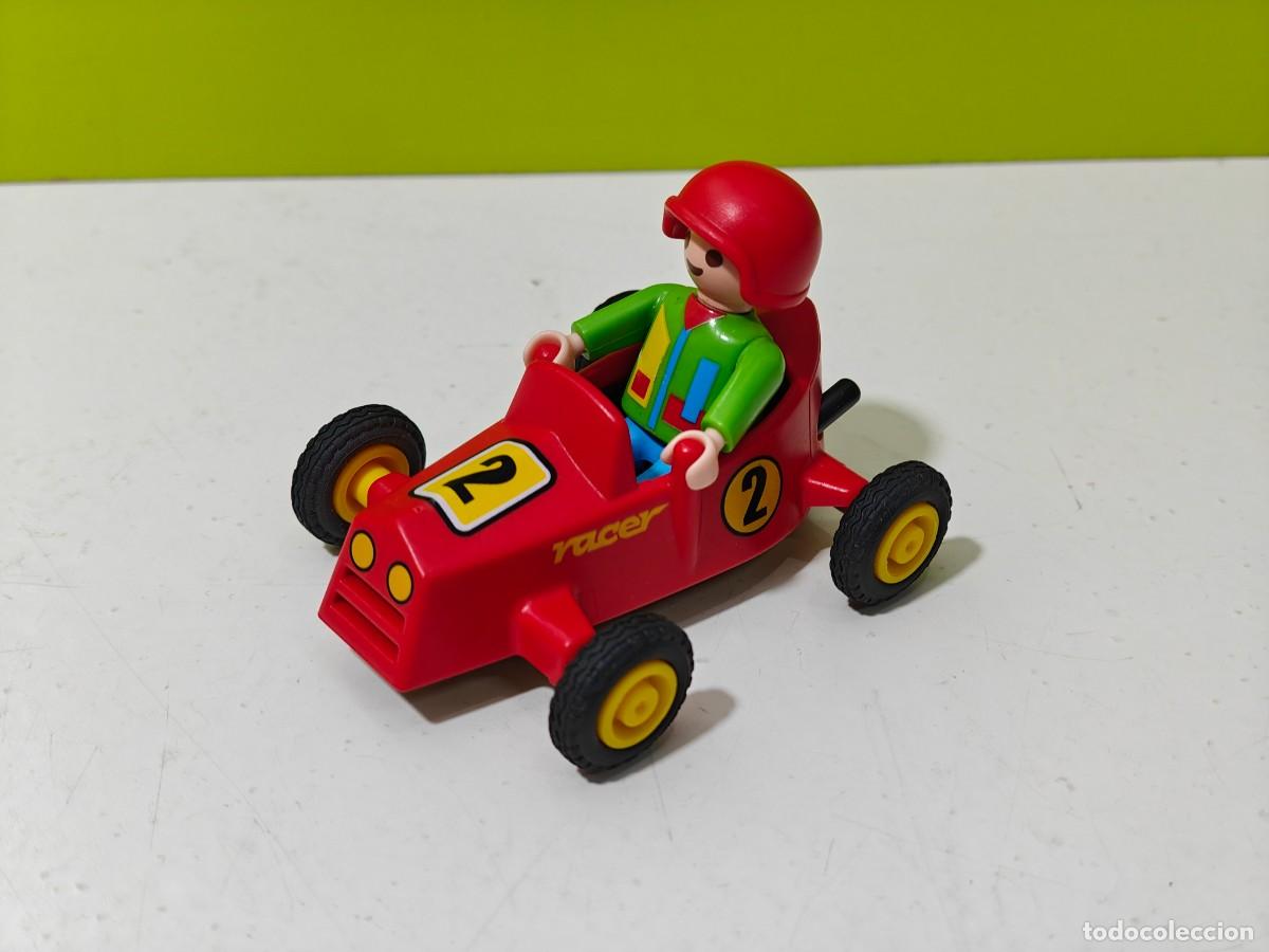 Playmobil: playmobil figura ni&ntilde;o en coche de carreras, parque, competici&oacute;n, colegio, playa, victoriano, city...