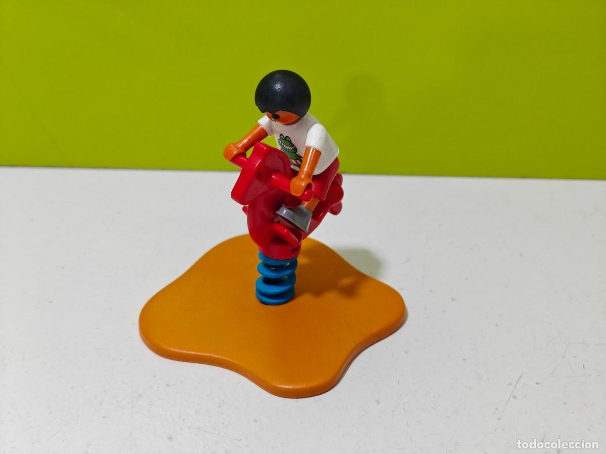 Playmobil: playmobil figura ni&ntilde;o en caballo balanc&iacute;n, colegio, parque, feria, guarder&iacute;a, city, chal&eacute;, zoo.