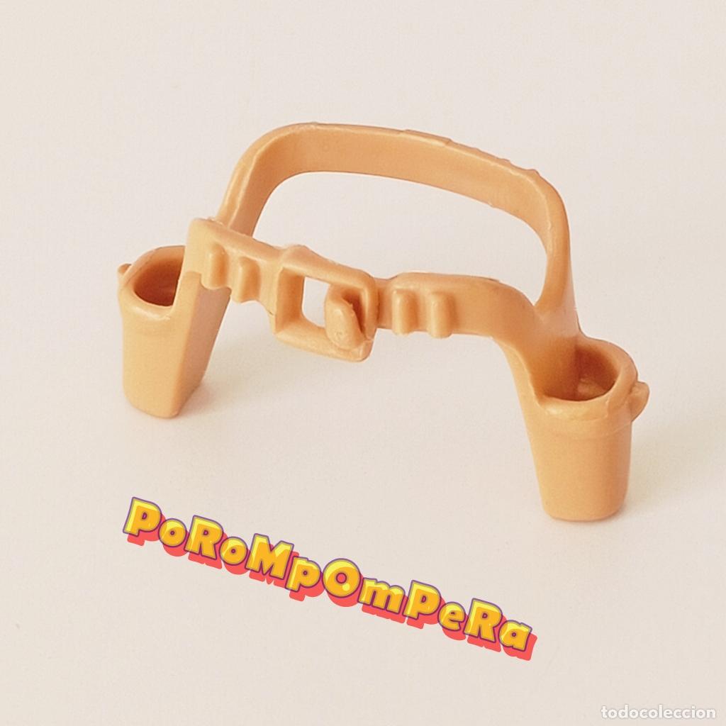 Playmobil: PLAYMOBIL canana doble beige 3304 3381 cintur&oacute;n vaquero &eacute;poca oeste cartuchera bandido sheriff M9