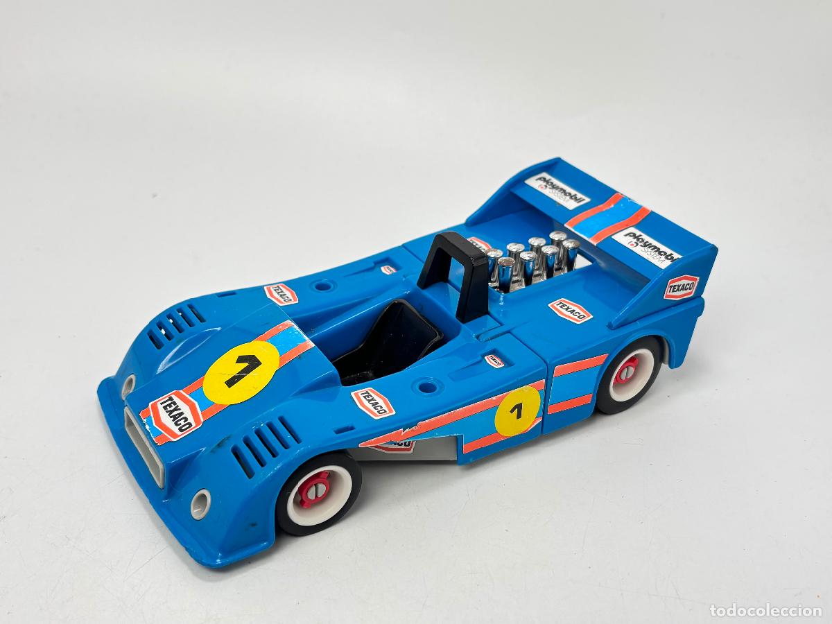 Playmobil: PLAYMOBIL 3137 COCHE FORMULA 1 AZUL DEFECTO TRASERO
