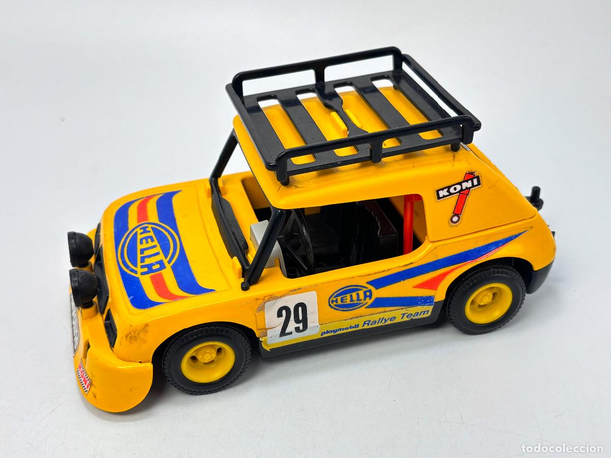 Playmobil: PLAYMOBIL 3524 COCHE RALLY PARAGOLPE DELANTERO PEGADO