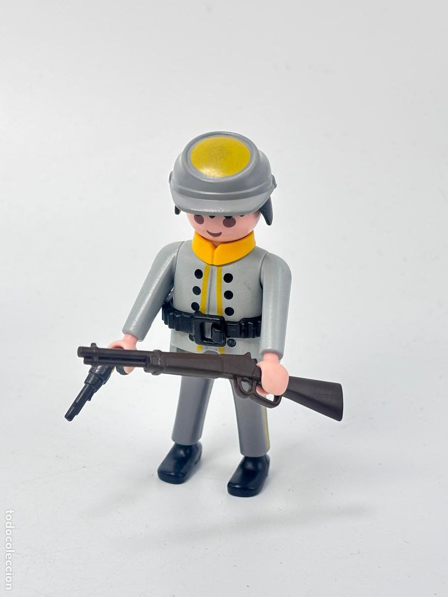 Playmobil: PLAYMOBIL FIGURA SOLDADO SUDISTA CON RIFLE OESTE