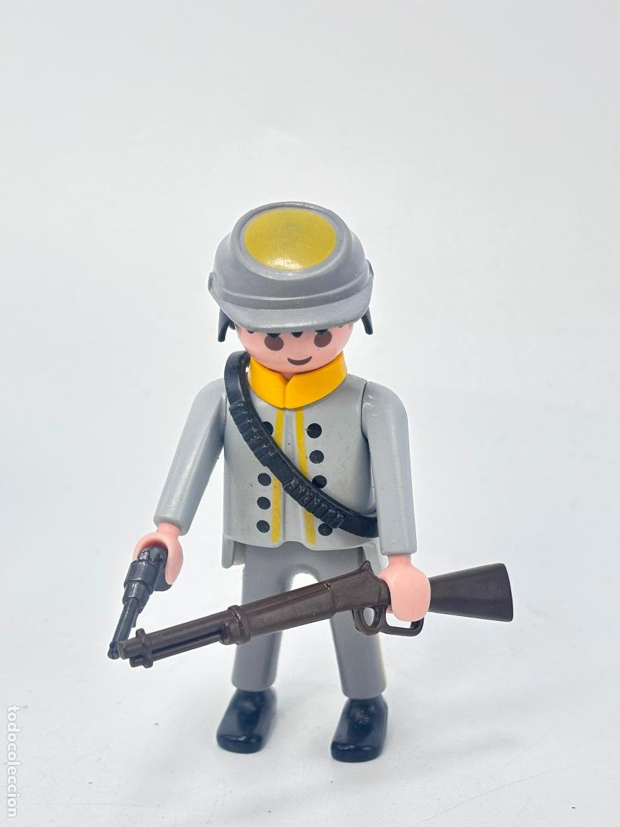Playmobil: PLAYMOBIL FIGURA SOLDADO SUDISTA CON RIFLE OESTE