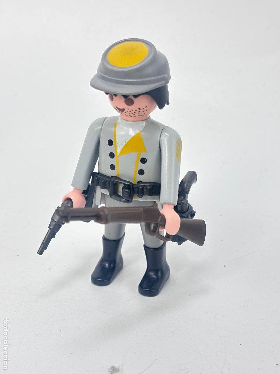 Playmobil: PLAYMOBIL FIGURA SOLDADO SUDISTA CON RIFLE OESTE