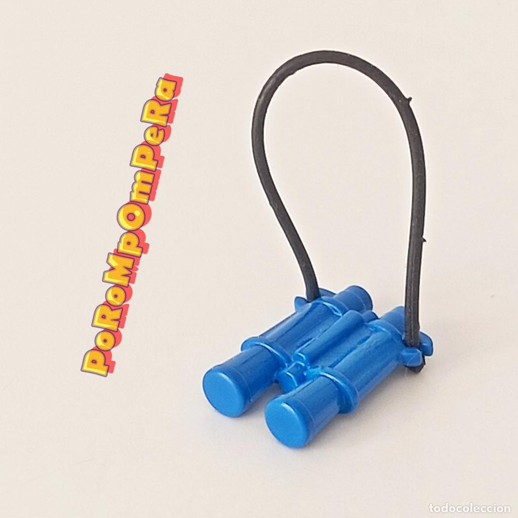 Playmobil: PLAYMOBIL prism&aacute;ticos azules con correa goma negra 3240 4087 4469 5249 5769 6981 ? binoculares M9