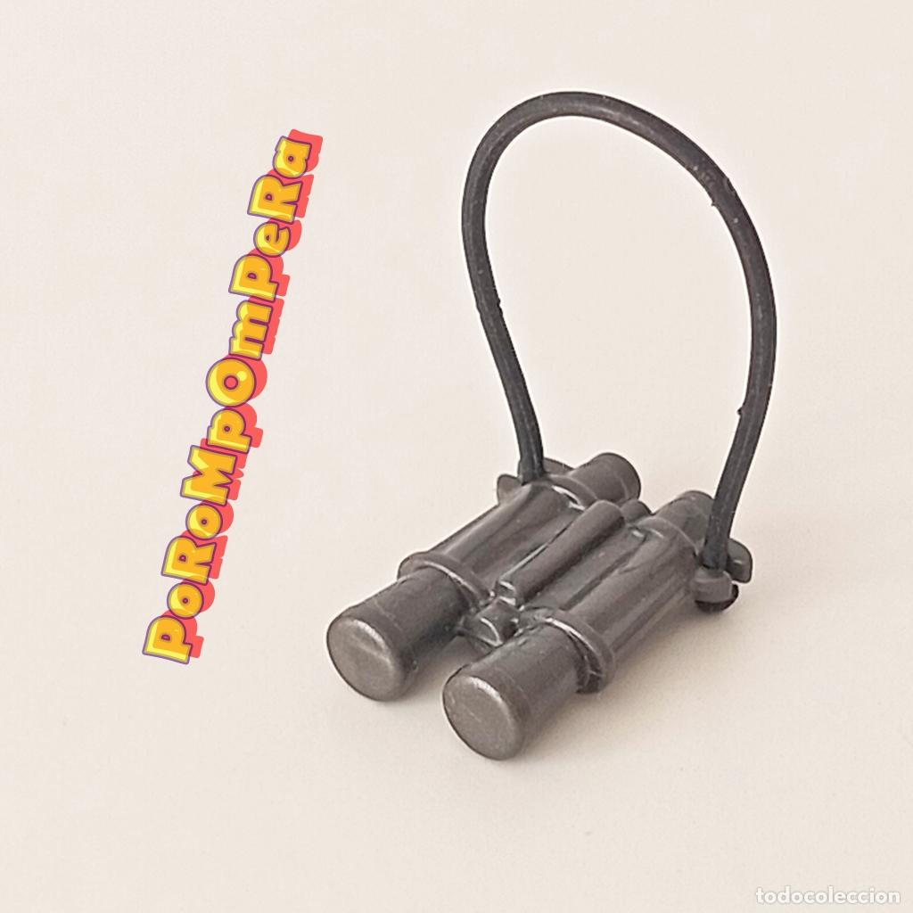 Playmobil: PLAYMOBIL prism&aacute;ticos oscuros con correa goma negra binoculares M9