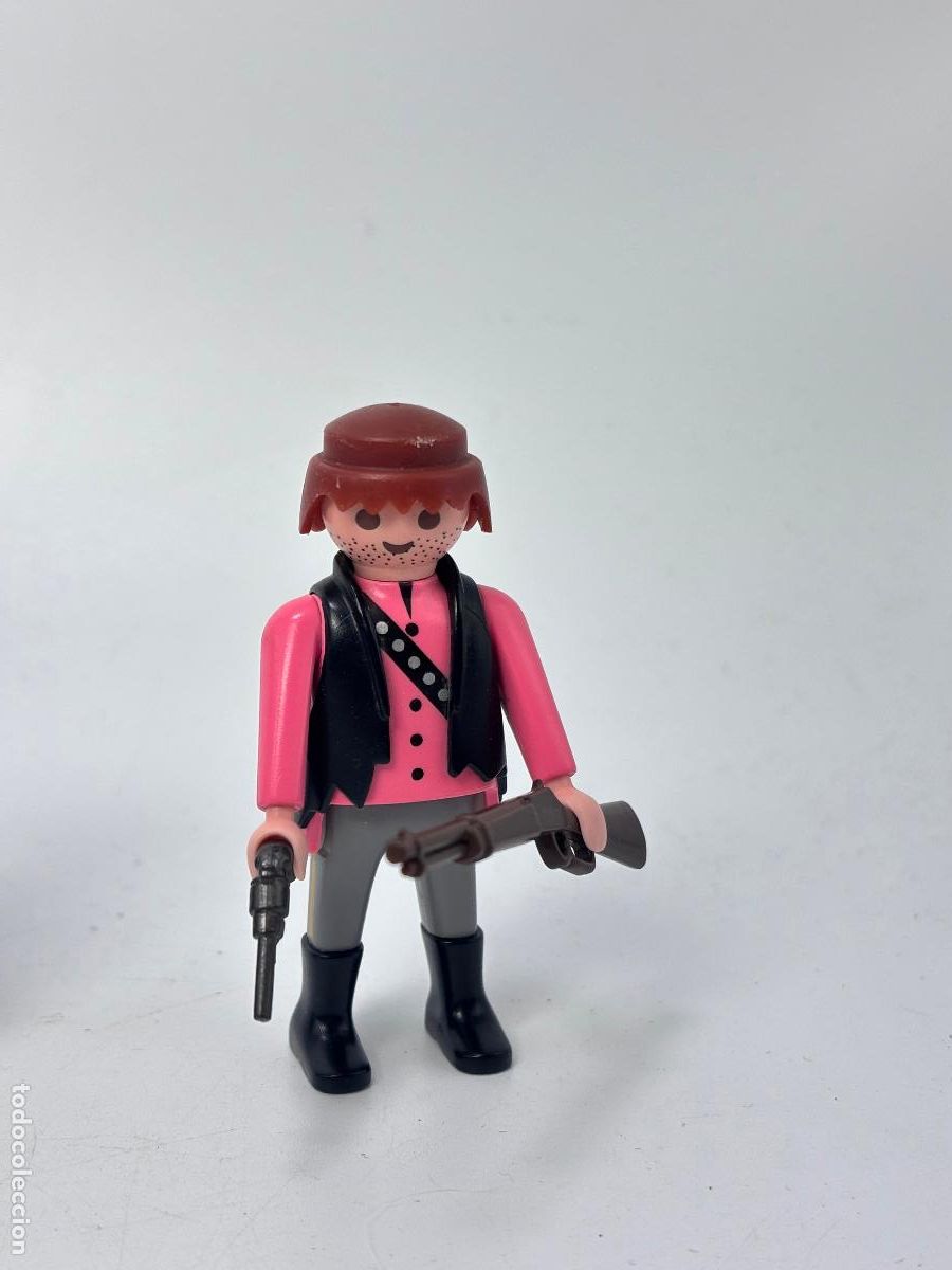 Playmobil: PLAYMOBIL FIGURA soldado CON rifle OESTE