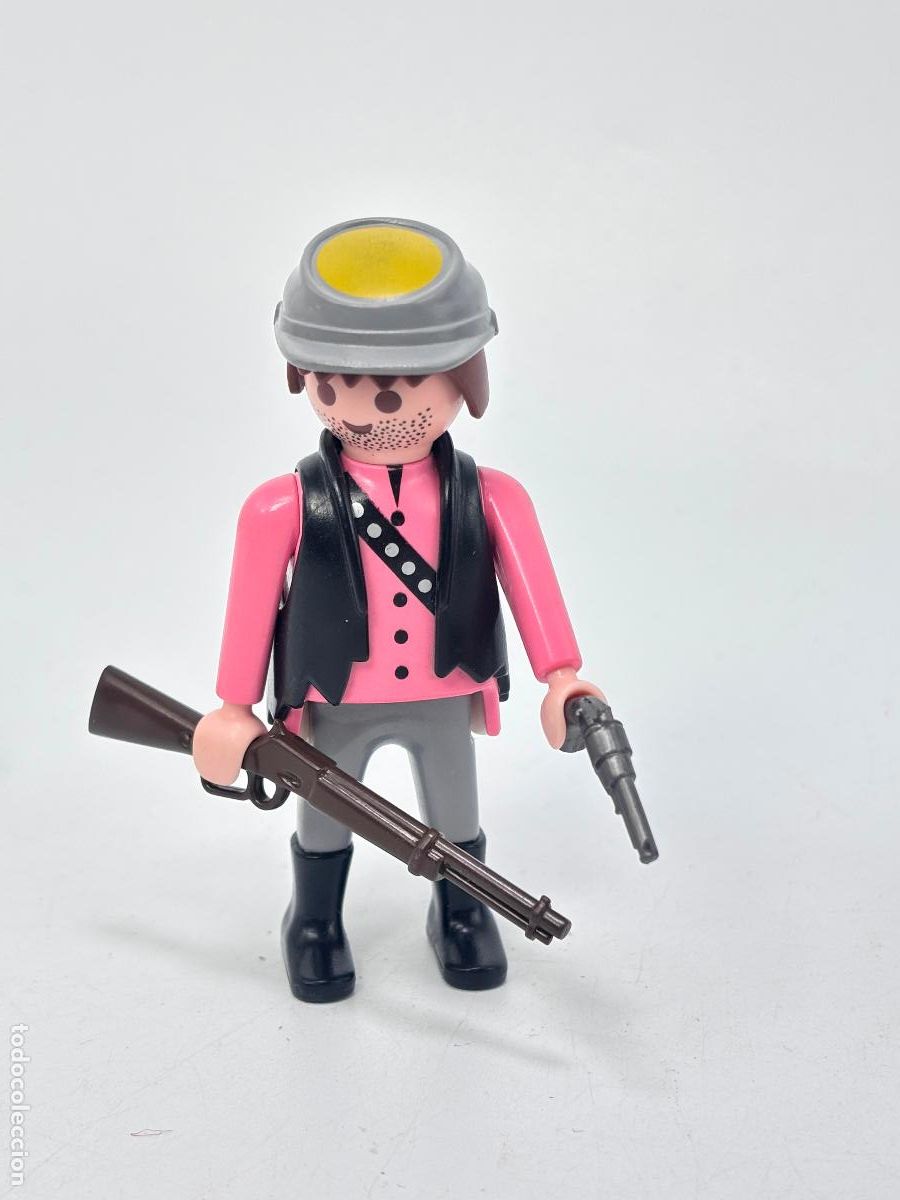 Playmobil: PLAYMOBIL FIGURA soldado CON rifle OESTE