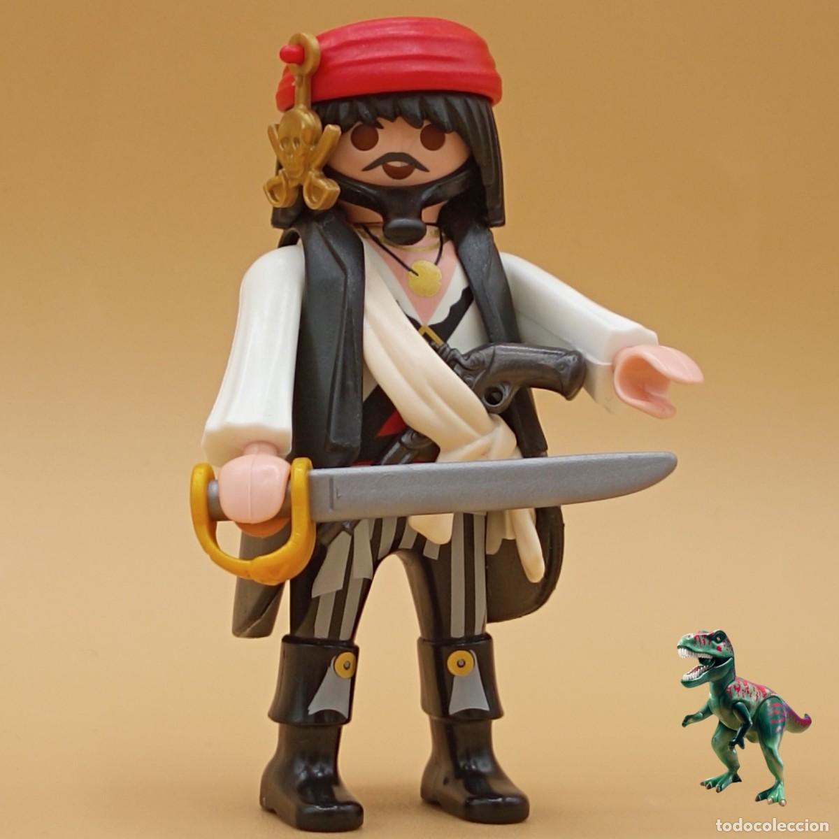 Playmobil: Playmobil figura capitan Jack Sparrow bucanero marinero corsario piratas del caribe