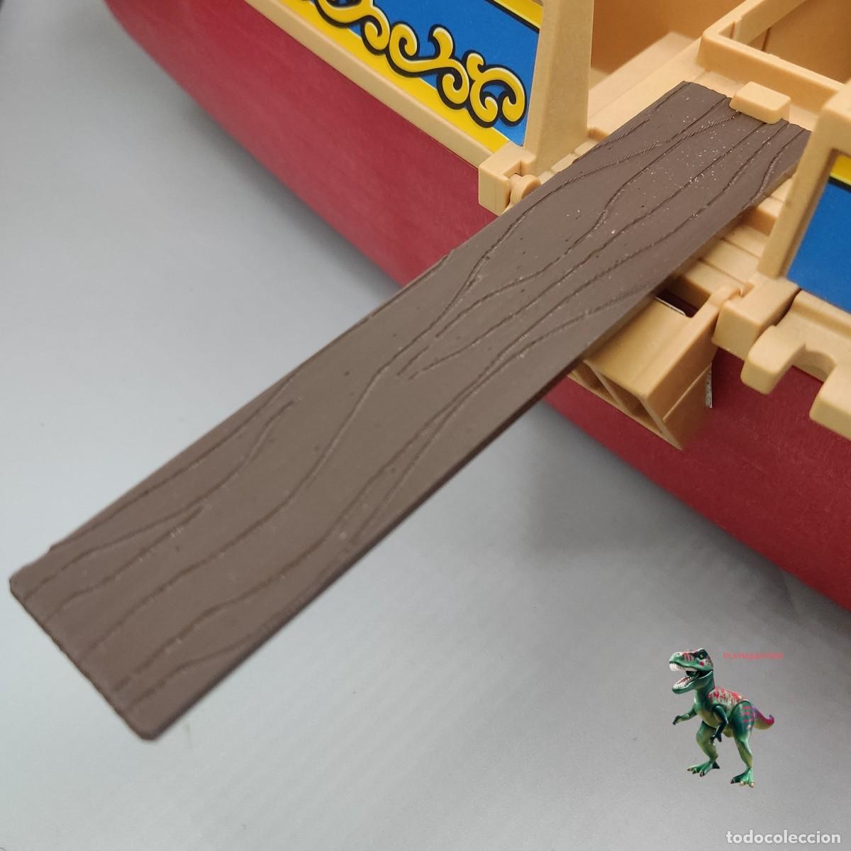 Playmobil: Playmobil 4290 barco pirata camuflaje tabla 3D pasarela acceso borda tablero madera pasar por quilla