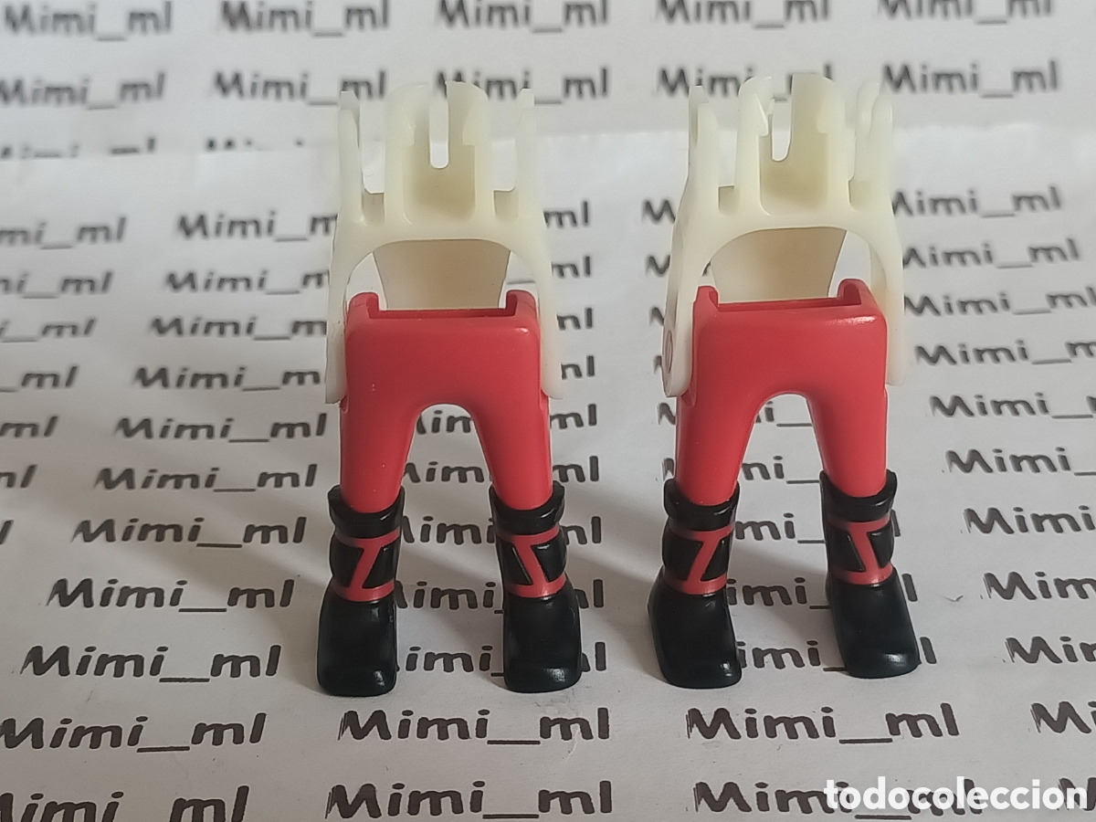 Playmobil: Playmobil 2 pares piernas con esqueleto vikingo medieval recambios figuras