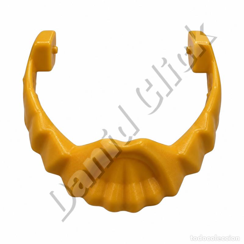 Playmobil: Playmobil Barba Rubia Redondeada Relieve Figura Medieval Repuesto Custom