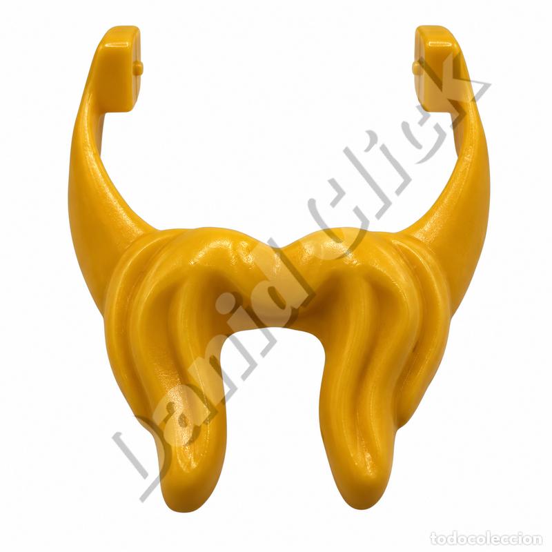 Playmobil: Playmobil Barba Rubia con Bigote Largo Medieval Vikingo Figura Repuesto Custom