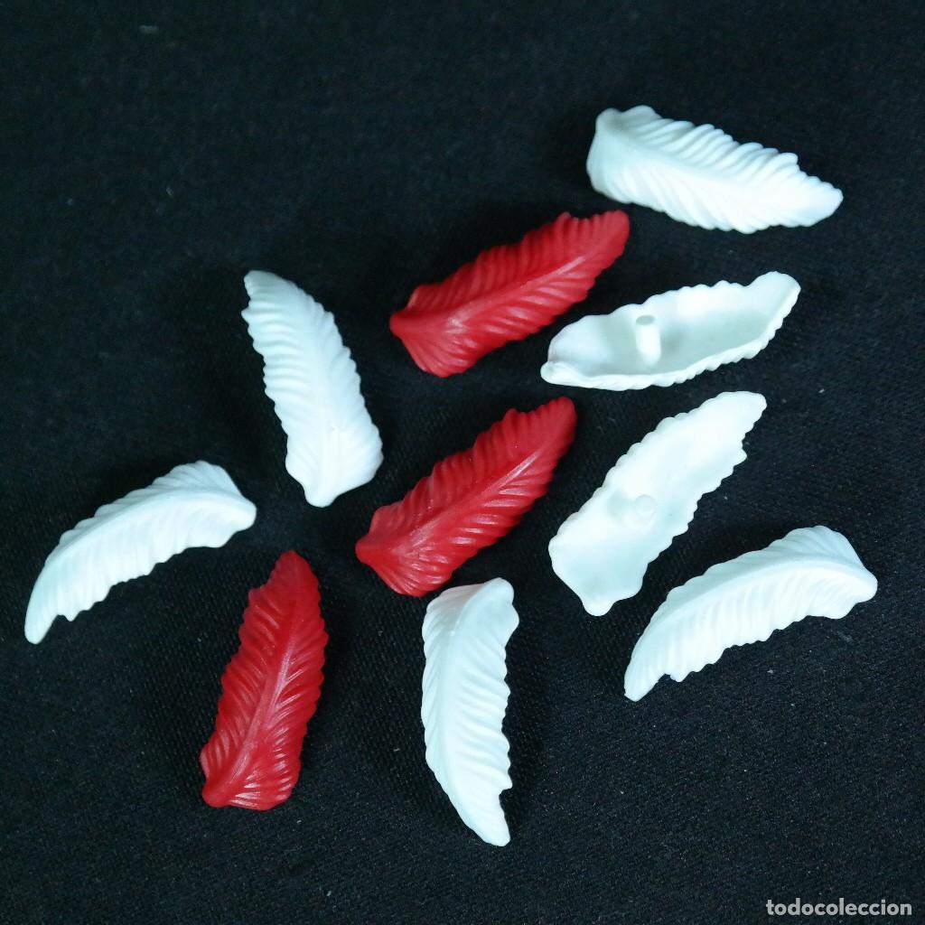 Playmobil: Playmobil plumas blancas y bordo ☼