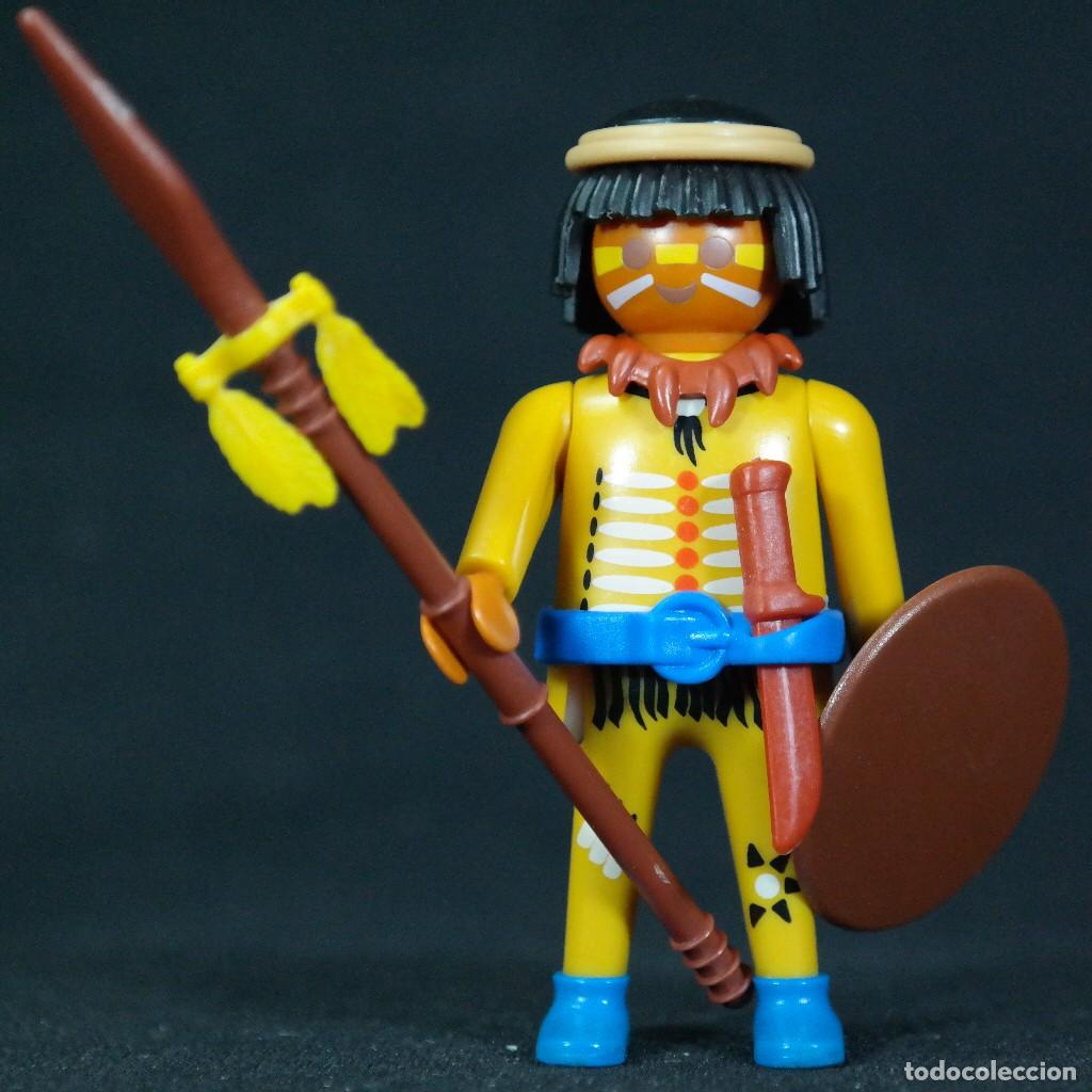 Playmobil: Playmobil indio con lanza ☼ - Foto 1