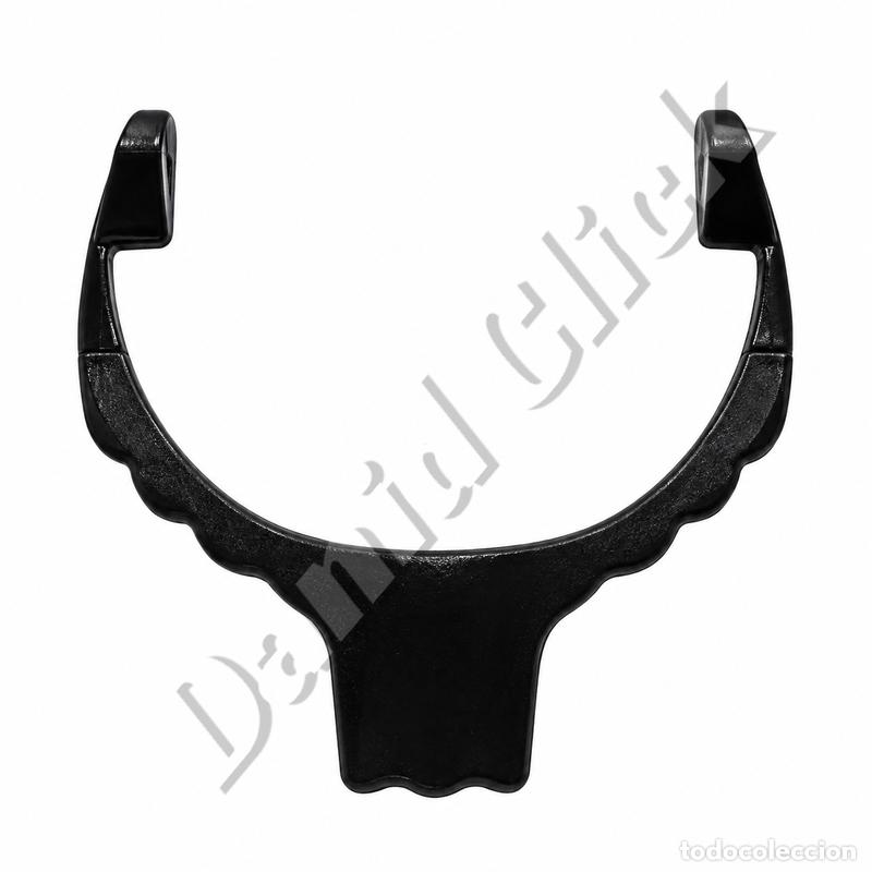 Playmobil: Playmobil Barba Egipcia Negra de Fara&oacute;n Antiguo Egipto Accesorio Repuesto Custom