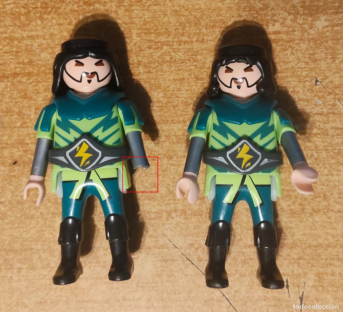 Playmobil: Playmobil soldado del Dragon Templario - set 5465 - 2 unisades - de una figura una mano rota