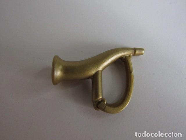 Playmobil: DIFICIL CORNETA ORO VIEJO BRONCE MEDIEVAL ANTIGUA PLAYMOBIL