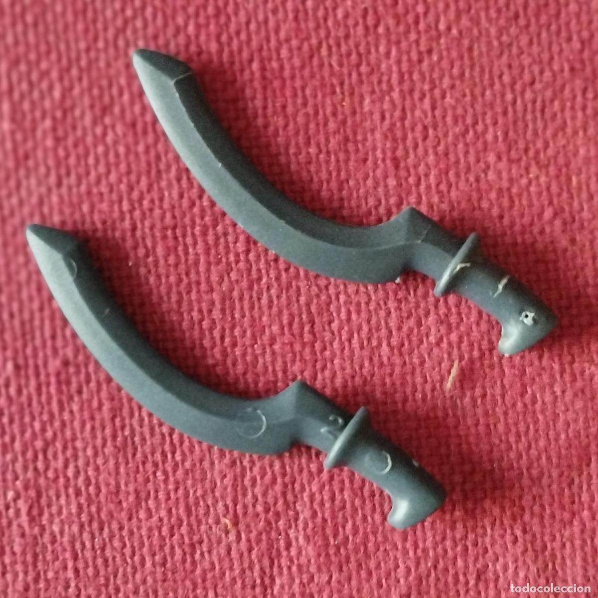 Playmobil: 2 ESPADAS EGIPCIAS - GRIS - ARMAS - PLAYMOBIL