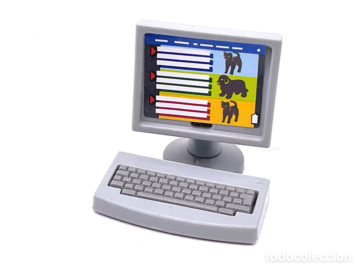 Playmobil: ACCESORIO PLAYMOBIL. ORDENADOR CLINICA VETERINARIA.