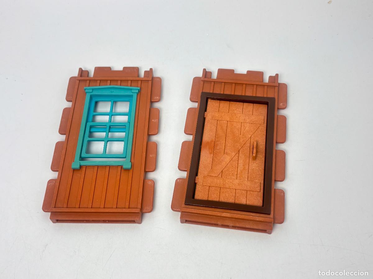 Playmobil: Playmobil 3770 pared puerta estaci&oacute;n tren oeste