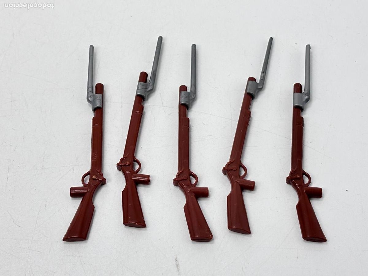 Playmobil: Playmobil lote rifle escopeta con bayoneta bandido vaquero oeste