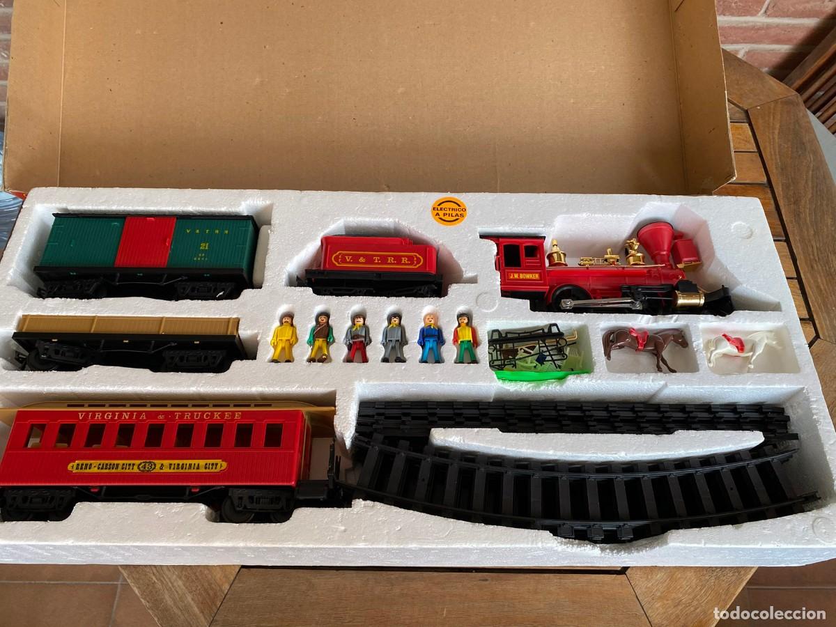 Playmobil: Tren del Oeste Coman-Boys de Comansi- Completo - Foto 5