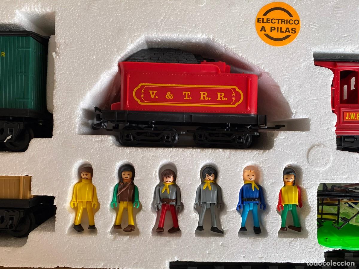 Playmobil: Tren del Oeste Coman-Boys de Comansi- Completo - Foto 8