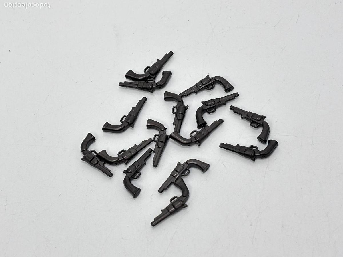 Playmobil: Playmobil lote pistola rev&oacute;lver bandido soldado vaquero oeste