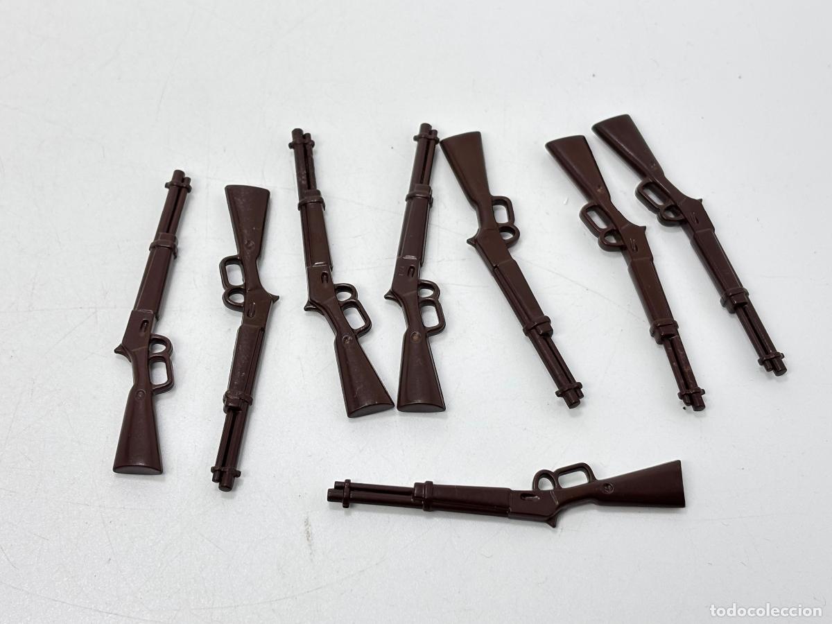 Playmobil: Playmobil lote rifle bandido soldado vaquero oeste