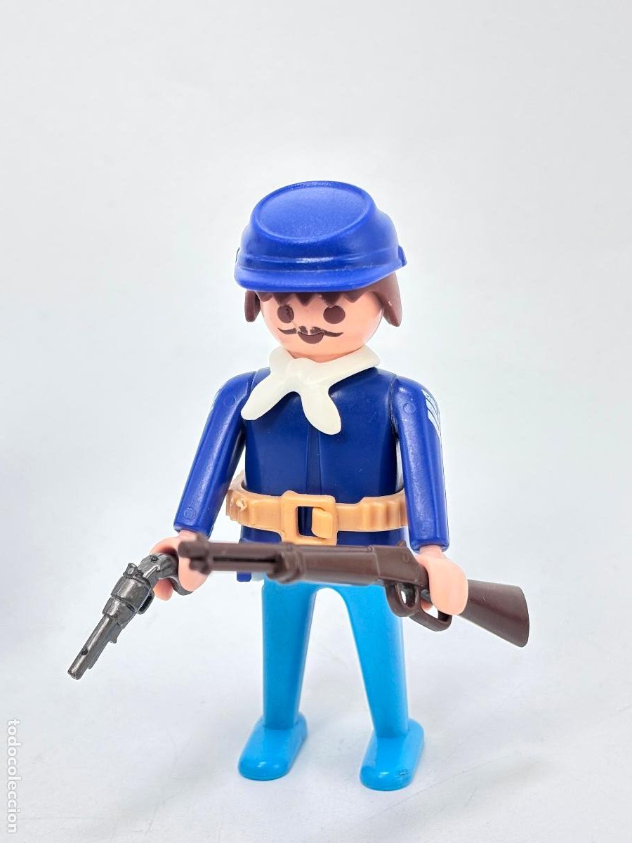 Playmobil: Playmobil figura nordista nordista soldado vaquero oeste
