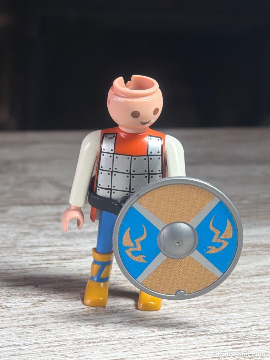Playmobil: Figura medieval romano guerrero b&aacute;rbaro arquero vikingo griego complemento accesorio Playmobil