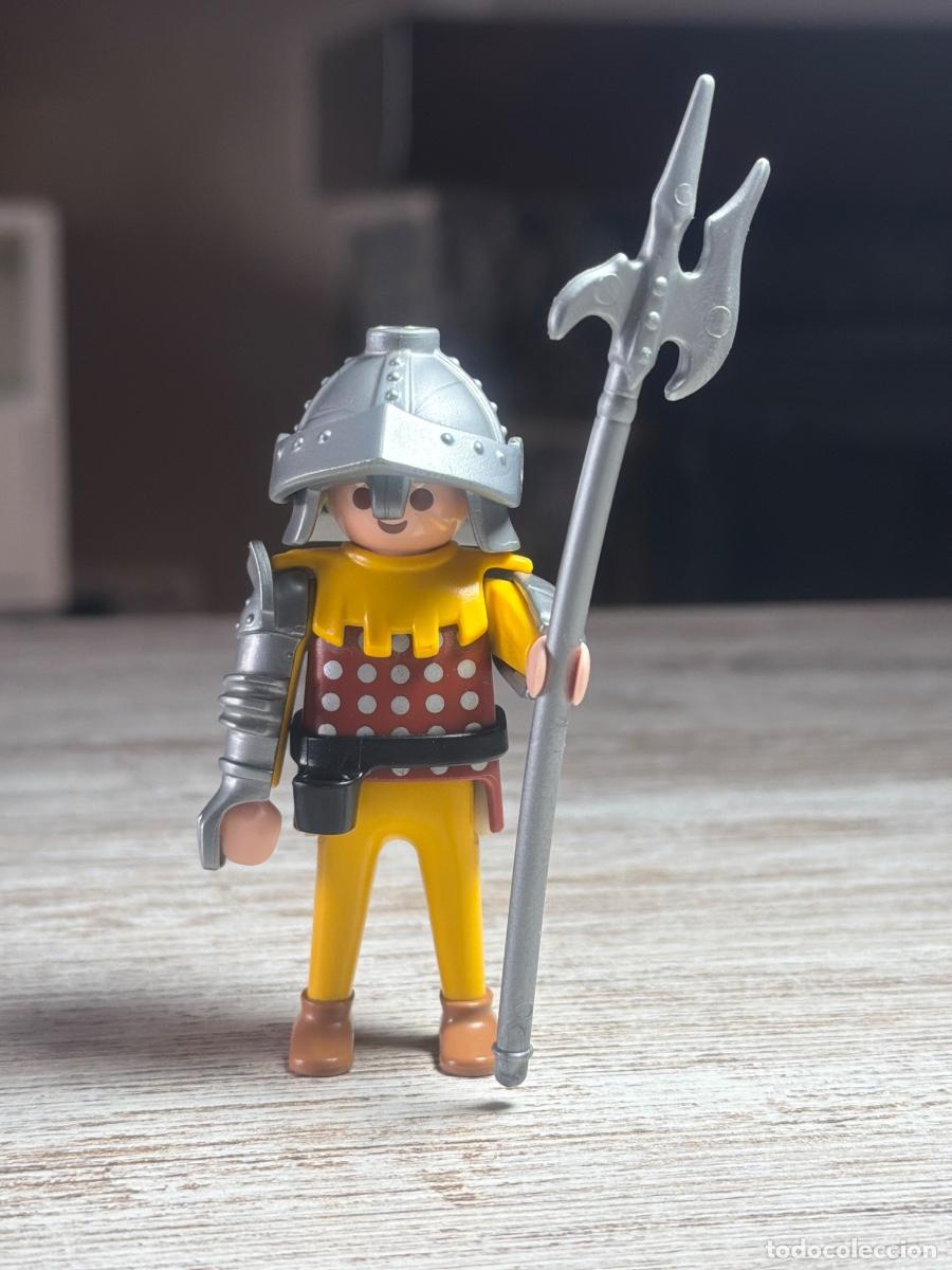 Playmobil: Figura medieval romano guerrero b&aacute;rbaro arquero vikingo griego complemento accesorio Playmobil