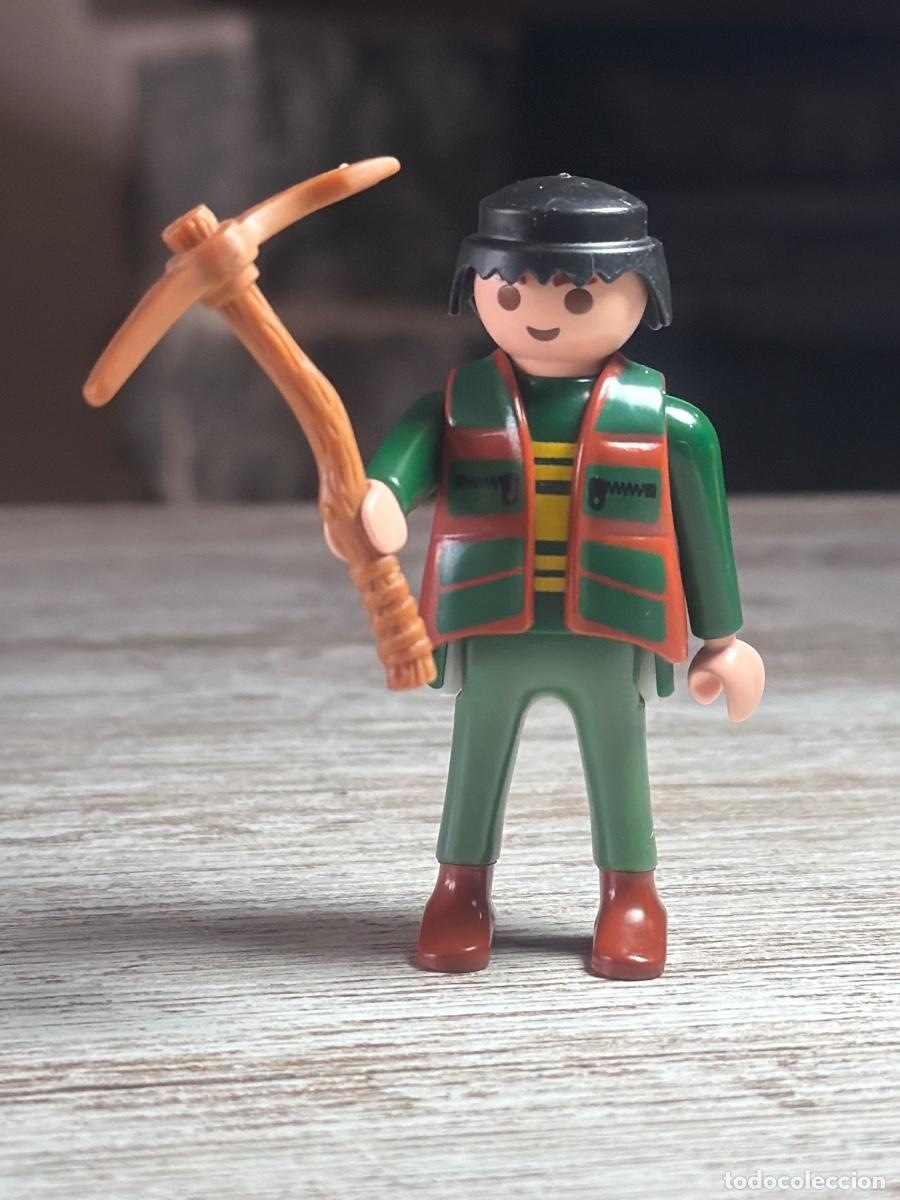 Playmobil: Figura hombre chico le&ntilde;ador complemento accesorio Playmobil