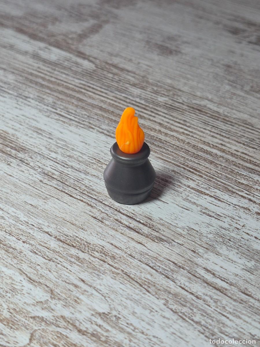 Playmobil: Fuego bala misil antorcha llama hoguera medieval oeste egipto accesorio complemento Playmobil