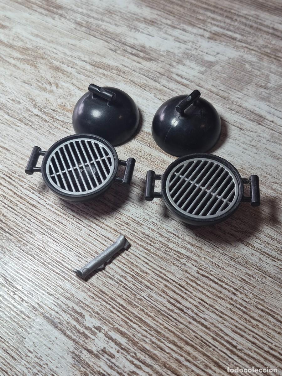 Playmobil: Lote Bbq barbacoa parrilla accesorio complemento Playmobil