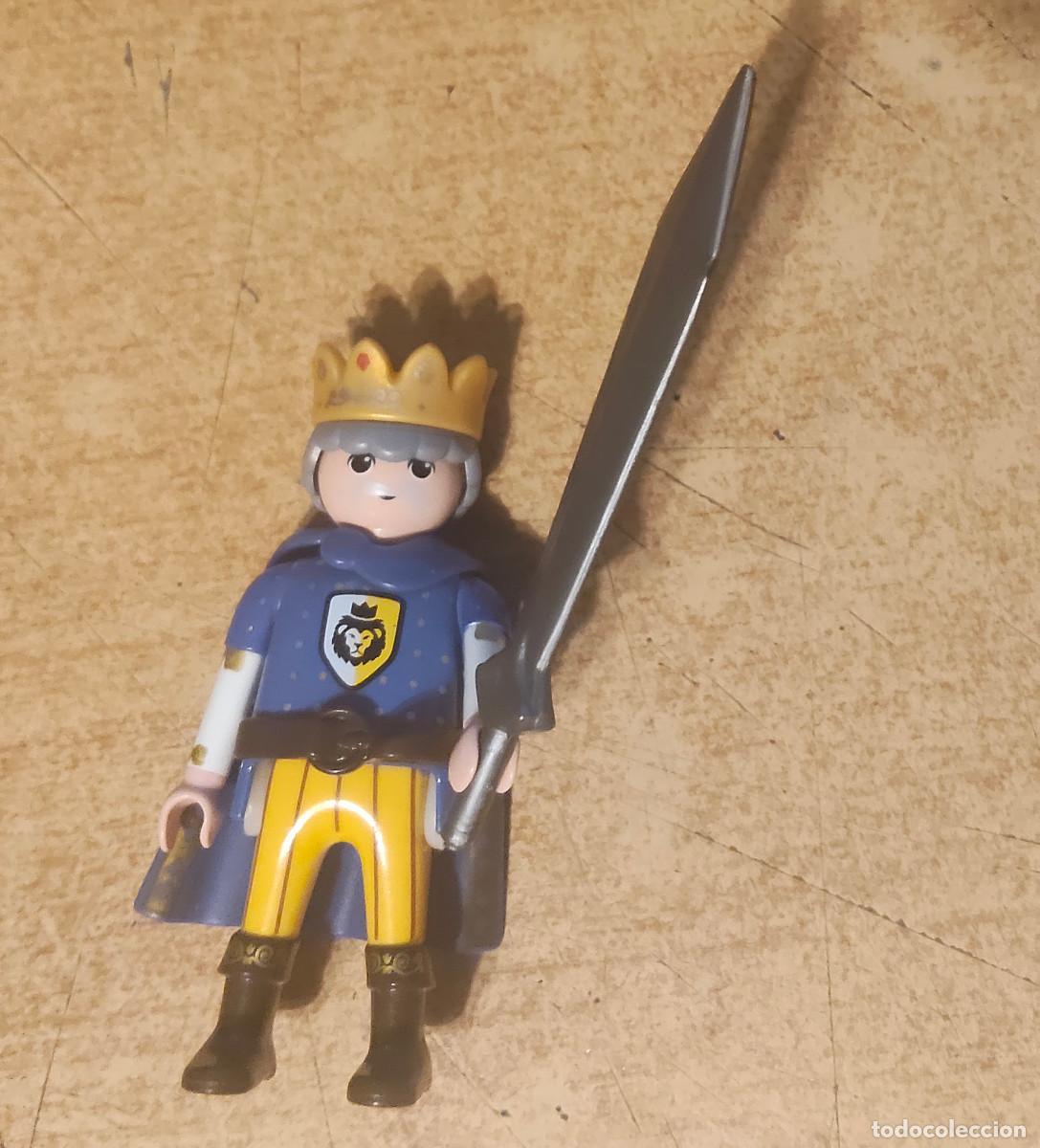 Playmobil: Playmobil figura super 4 Alex principe rey medieval castillo