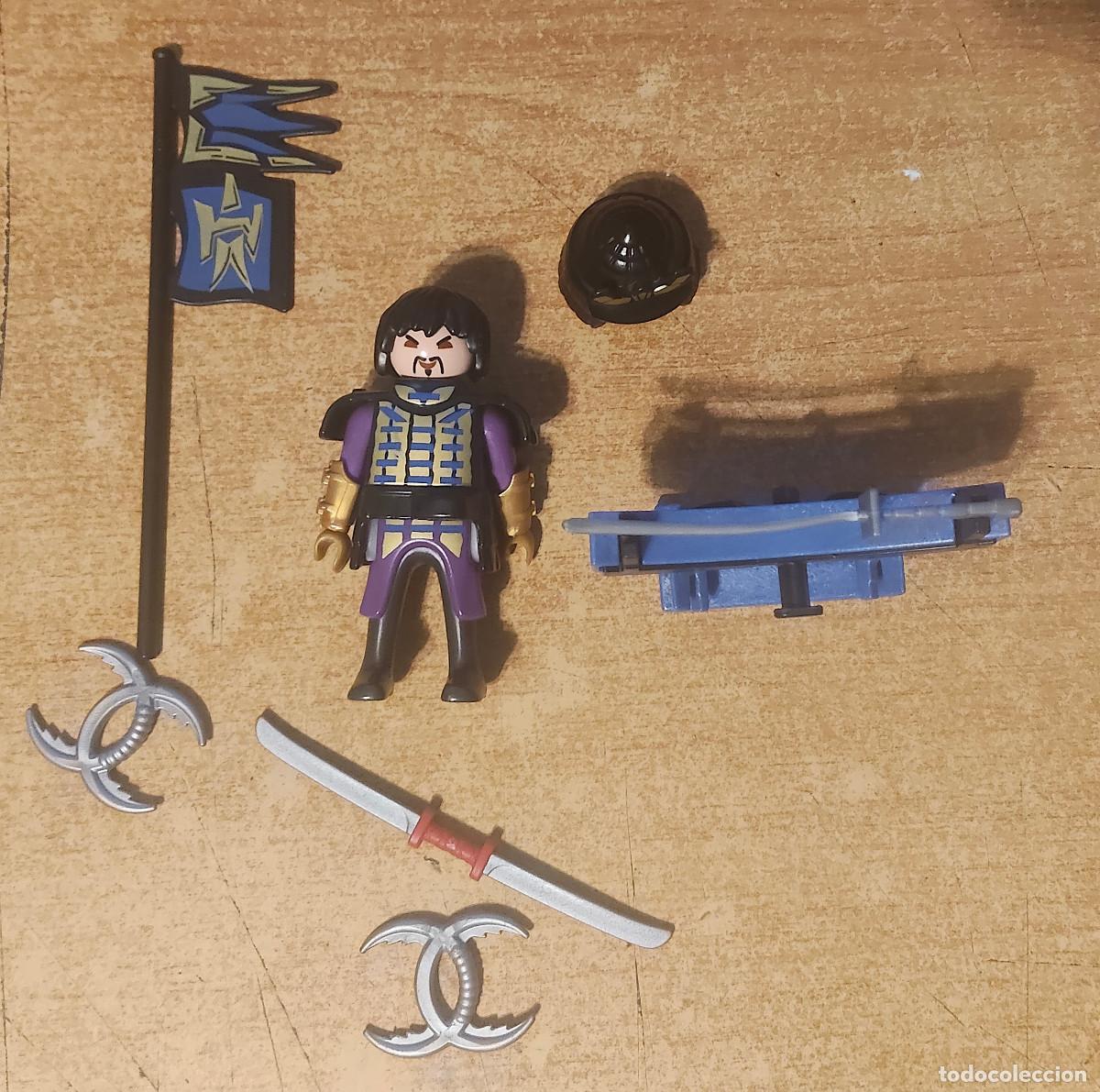 Playmobil: Playmobil Especiales Plus - Samurai con estante de armas - set 4789 -4873 - a&ntilde;o 2013