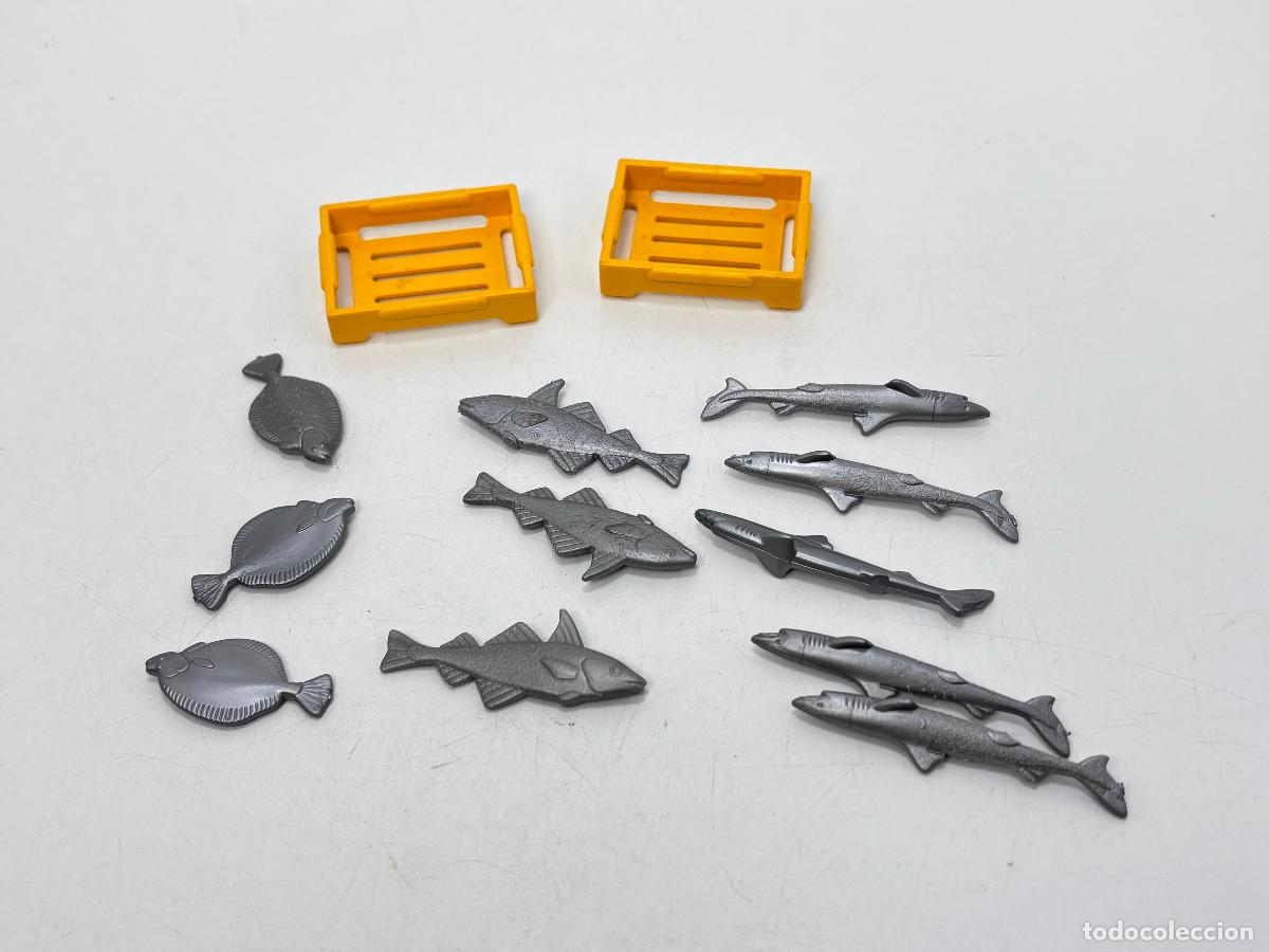 Playmobil: Playmobil lote caja con peces mercado