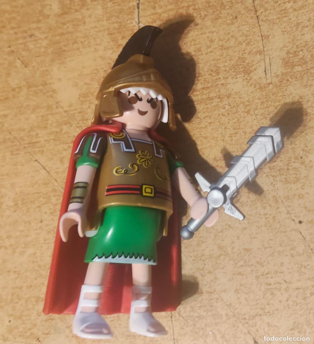 Playmobil: Playmobil Oficial romano con casco customizado