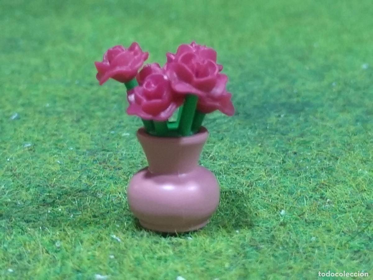 Playmobil: Playmobil florero rosa castillo medieval flores Ses