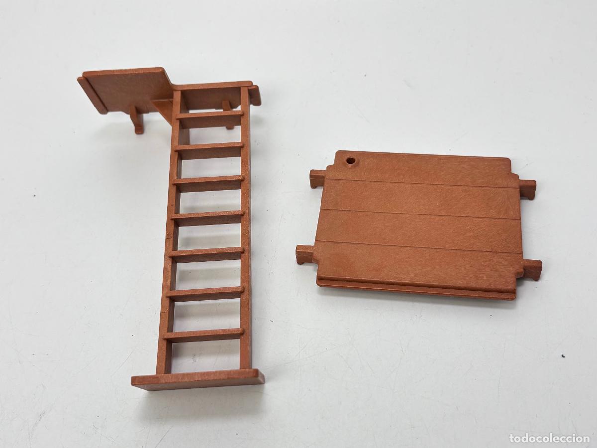 Playmobil: Playmobil escalera y base cuadrada torre