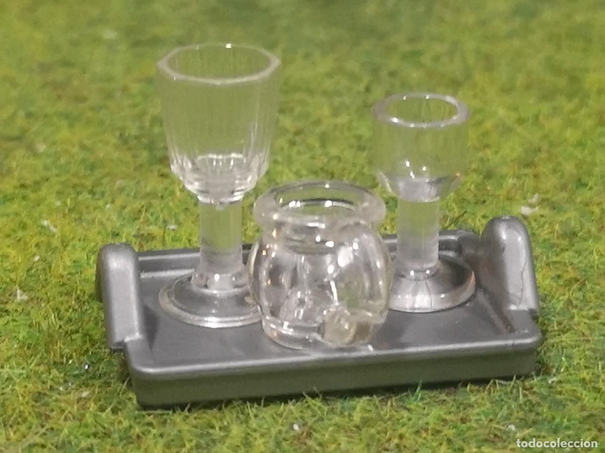 Playmobil: Playmobil bandeja plateada Mansi&oacute;n victoriana copas cristal Ses