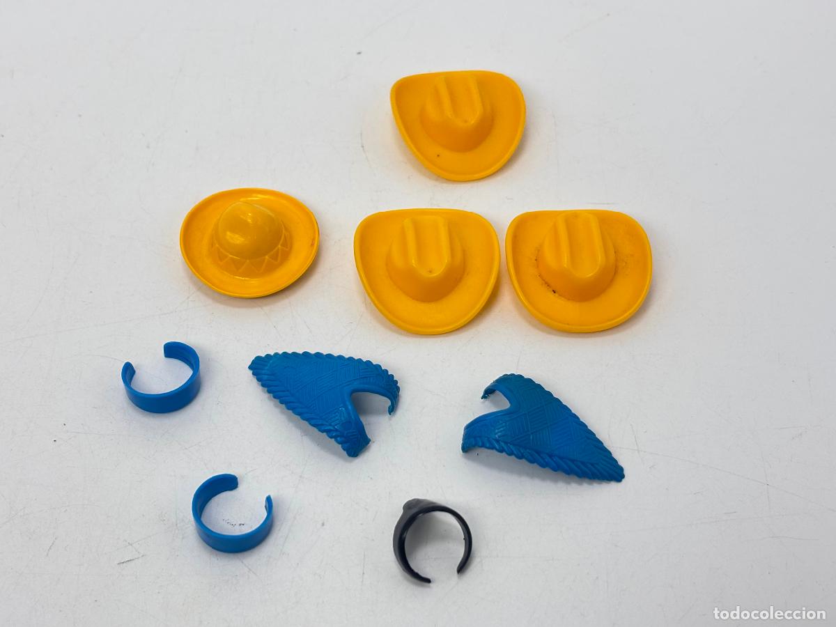 Playmobil: Playmobil lote sombrero peto pa&ntilde;uelo mejicano primera &eacute;poca