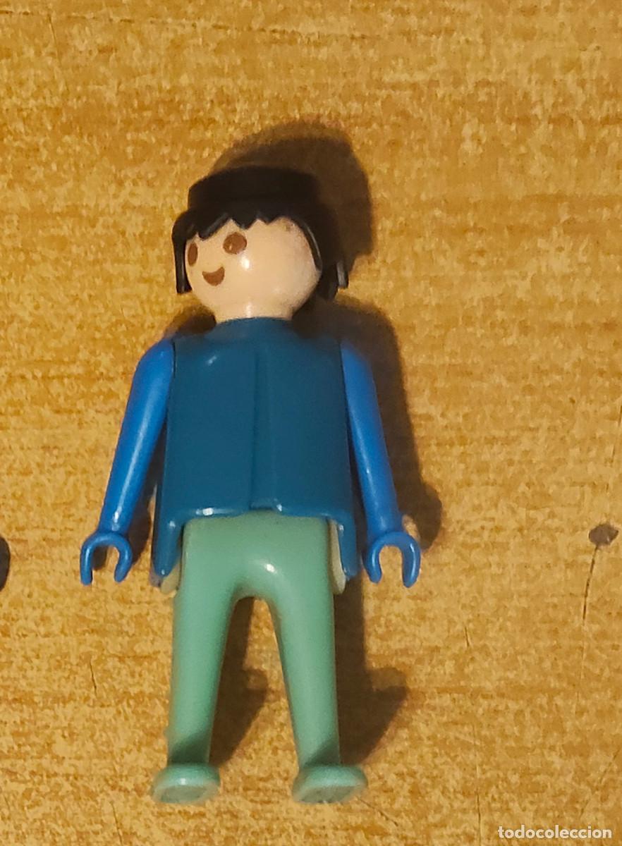 Playmobil: PLAYMOBIL policia - transportista tren - soldado septimo - famobil -muy antiguo - GEOBRA 1974