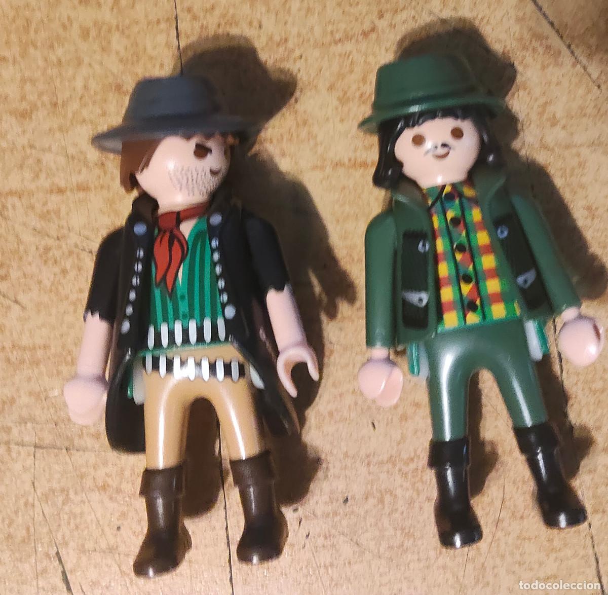Playmobil: Playmobil Caowboy WESTERN OESTE BANDOLERO GRANJERO - 2 UNIDADES