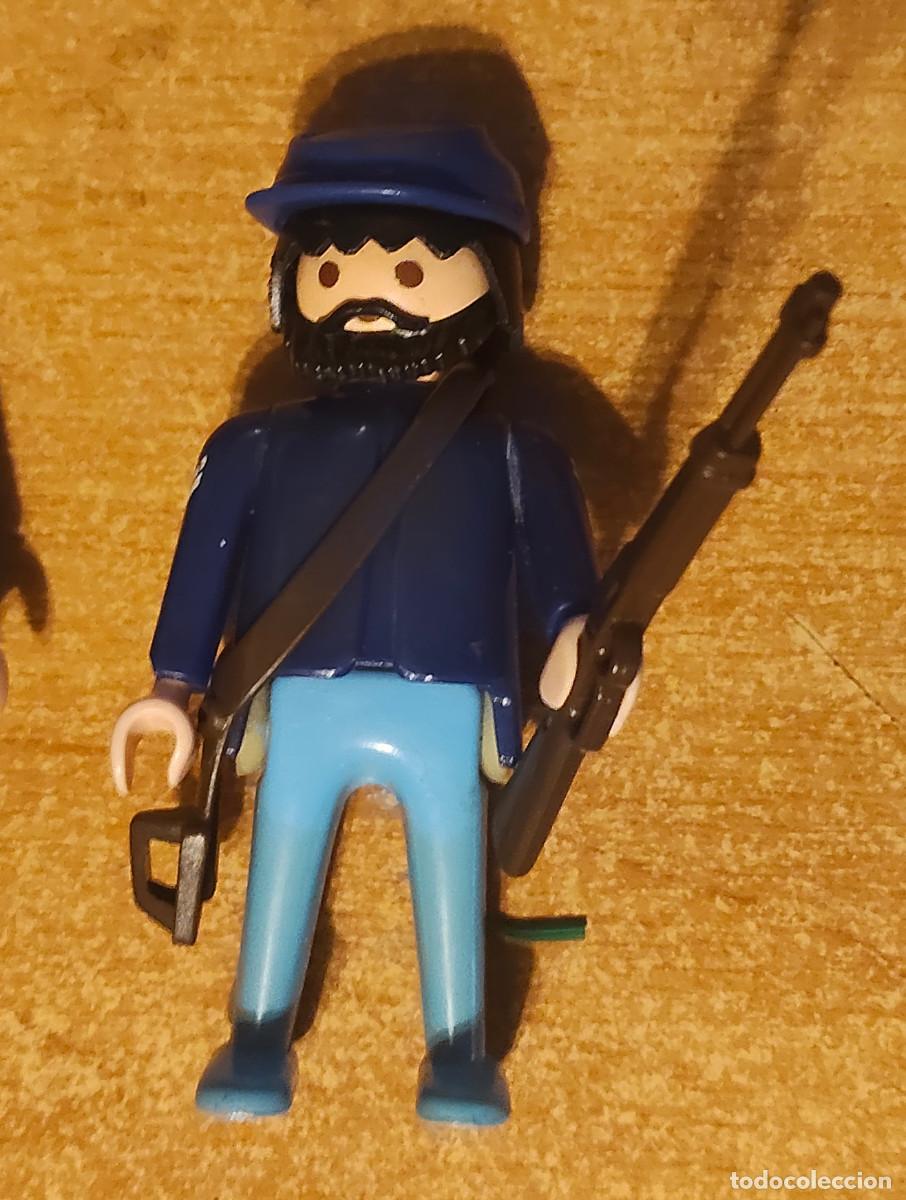 Playmobil: playmobil, lote, soldados, oeste, western, nordistas, sudistas, infanter&iacute;a
