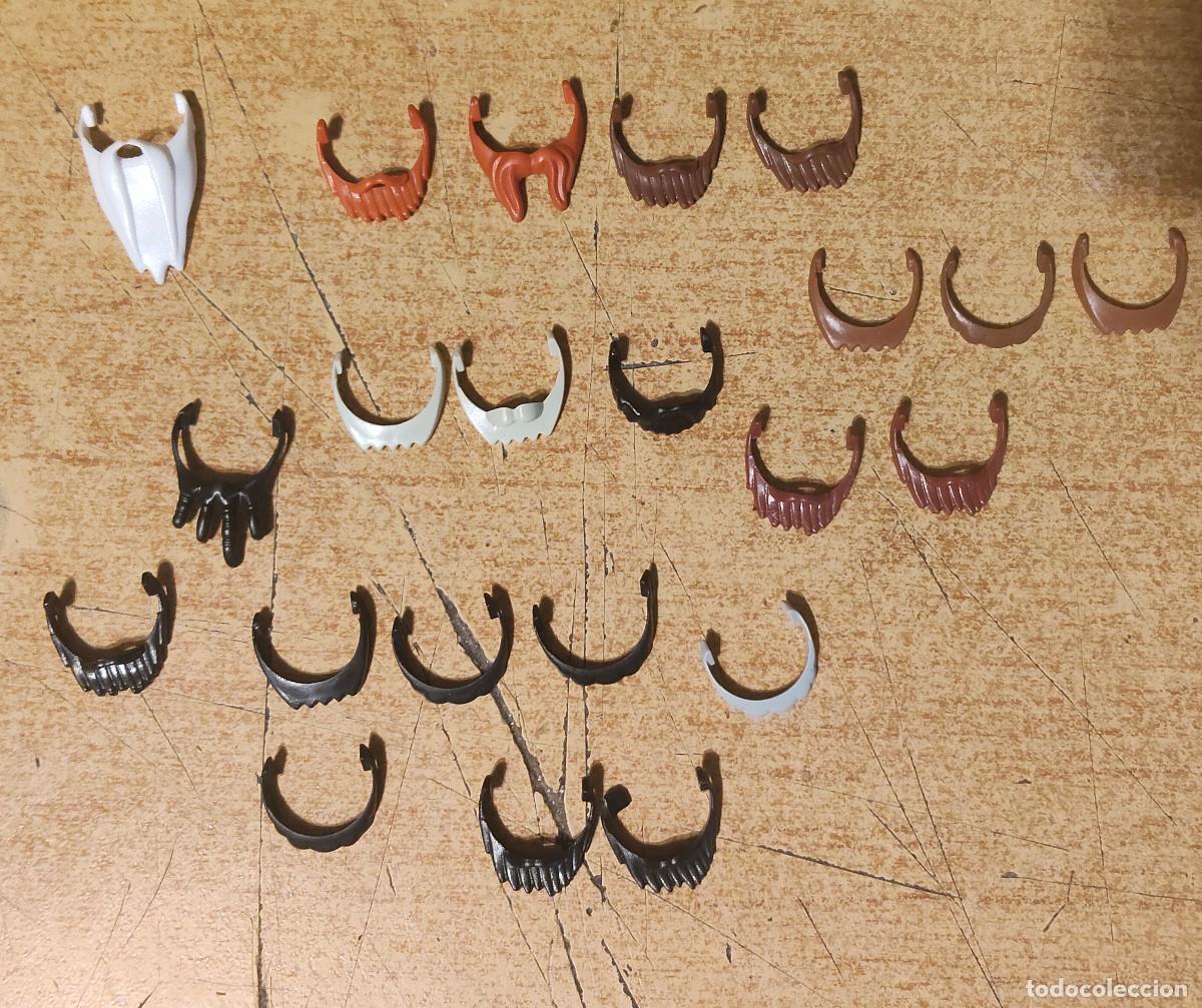 Playmobil: Playmobil lote distintas barba para figura - 20 centimos la unidad