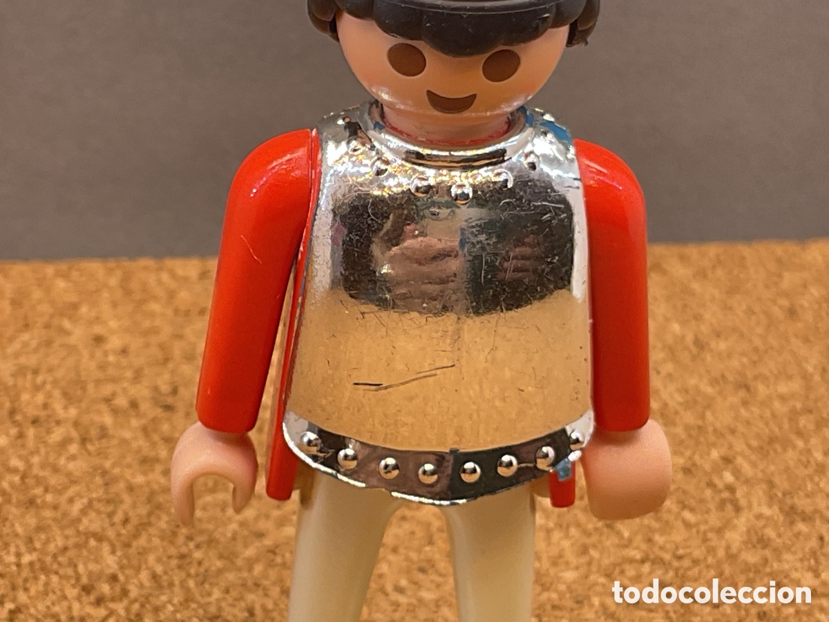 Playmobil: ACCESORIO PLAYMOBIL. ANTIGUO PETO, ARN&Eacute;S, CORAZA PLATEADA , ARMADURA TORSO. FAMOBIL