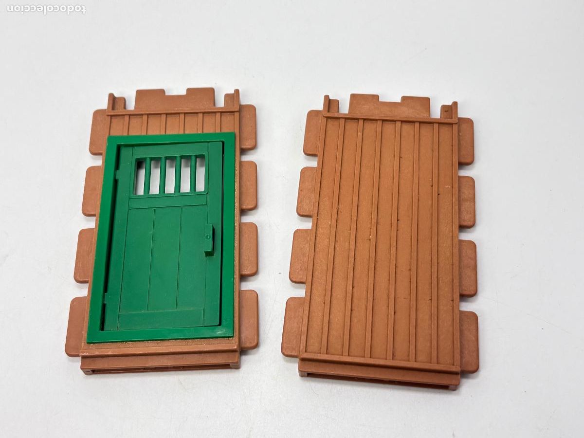 Playmobil: Playmobil lote pared y puerta casa oeste rancho
